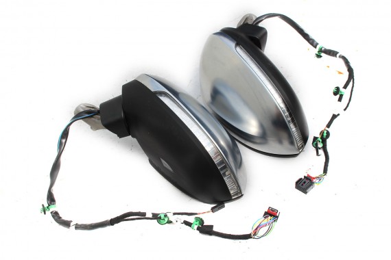 VW PASSAT B8 ALLTRACK LUSTERKO DRZWI PRAWE 13+2 pin kabli zewnętrzne pinów elektrycznie składane side assist 3G 2015- 15pin