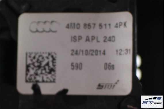 AUDI A4 A5 Q7 LUSTERKO WEWNĘTRZNE 4M0857511 8W 4M0 857 511 4PK - czarny wsteczne 4M0857511 4M0857511 4M0857511 4M0857511K Q5 A6