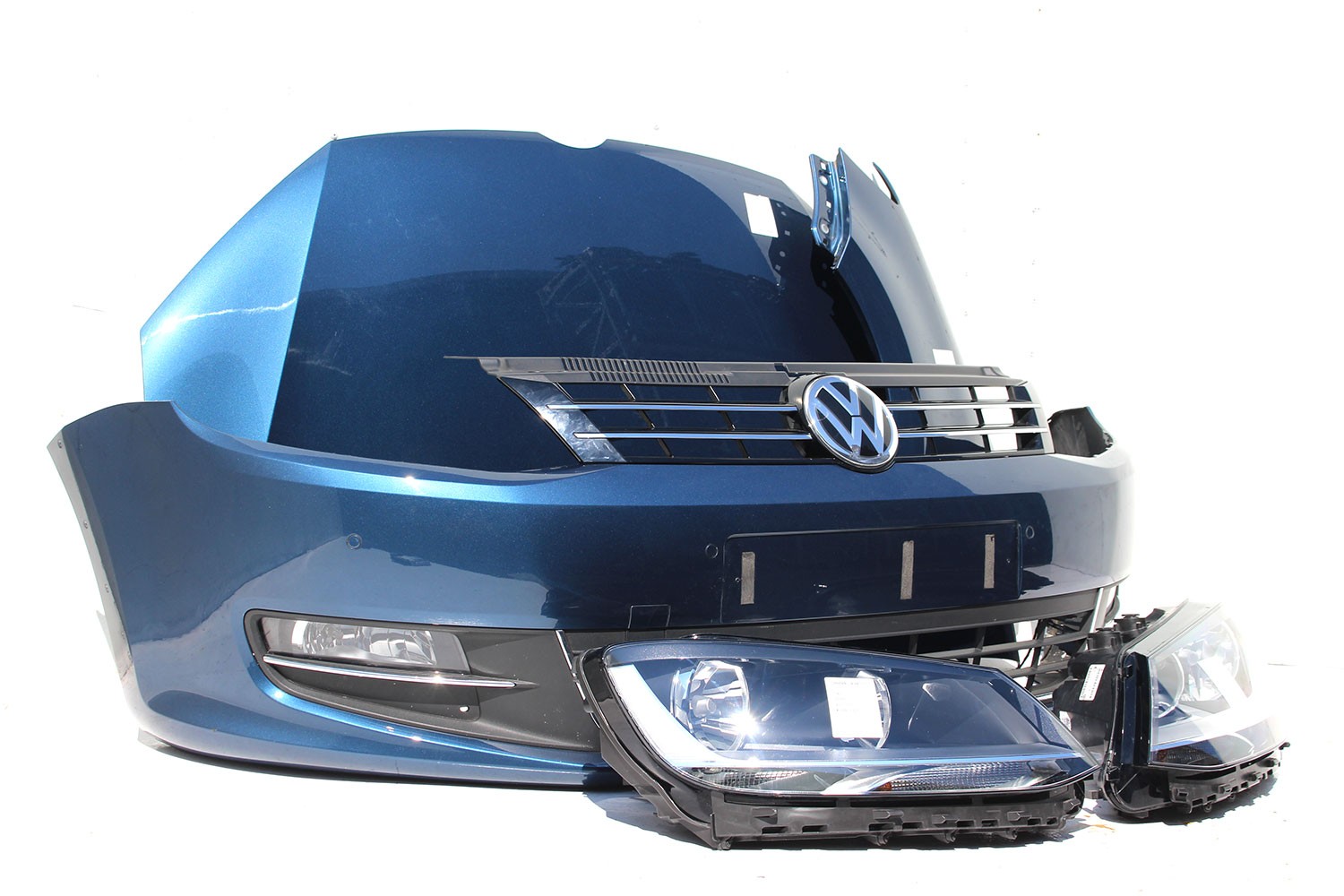 VW SHARAN 7N LB5H PRZÓD maska zderzak lampy błotnik lampa