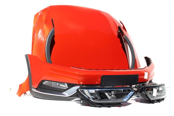 VW PASSAT B8 ALLTRACK PRZÓD LB2Y maska błotniki zderzak pas przedni lampy błotnik lampa pomarańczowy 3G wzmocnienie