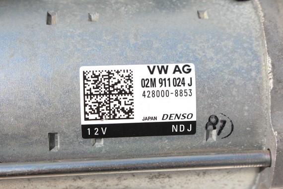 VW AUDI SEAT SKODA ROZRUSZNIK 02M911024J 02M911024JX 02M 911 024 J BENZYNA 1,4 TSI 1,5 kW 02M 911 024 J