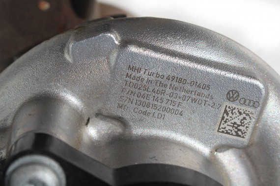 VW AUDI TURBINA TURBOSPRĘŻARKA 04E145715F 04E145715B 04E145715D 04E145715E 04E145721P 04E145721T 04E145722G 04E145722GX 1.4 TSi