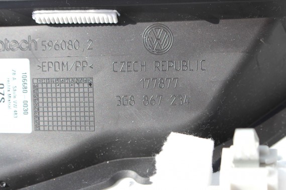 VW ARTEON SŁUPEK A POSZYCIE 3G8867233 3G8867234 LEWA GÓRA GÓRA szary 3G8867233A 3G8867234A 3G8 867 233 A 3G8867233 3G8867233A