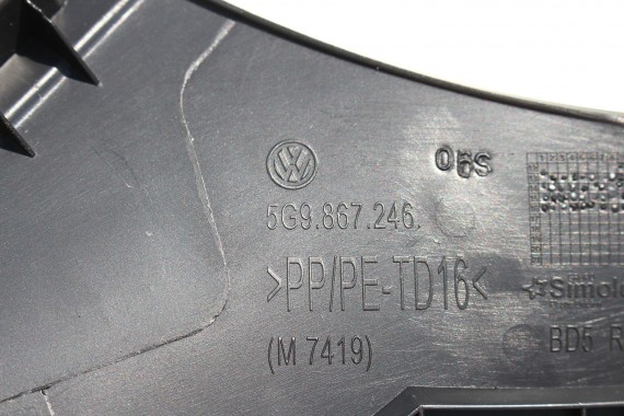 VW GOLF 7 LIFT PODSUFITKA + SŁUPKI 5G9867501H 5G0867233R 5G0867287 5G4867244 5G9867245 słupek A+B+C+D podsufitki KOMBI