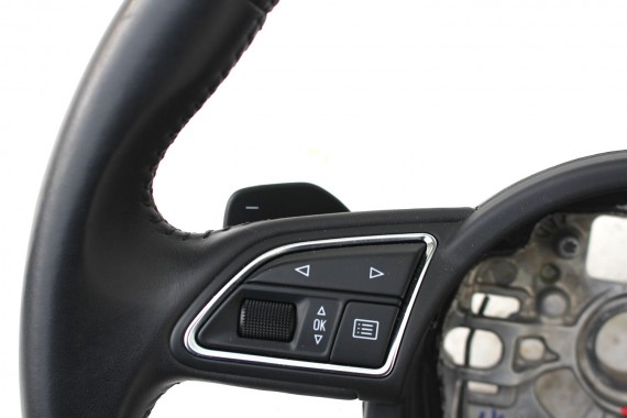 AUDI A1 A6 A7 FL KIEROWNICA + BIEGI 4G0419091G 4G0419091S 4G0419091BE 4G0 419 091 G Kolor: 1KT czarny soul 4G0419091G 4G0419091S