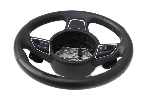 AUDI A1 A6 A7 FL KIEROWNICA + BIEGI 4G0419091G 4G0419091S 4G0419091BE 4G0 419 091 G Kolor: 1KT czarny soul 4G0419091G 4G0419091S