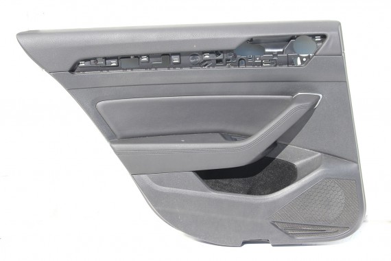 VW PASSAT B8 ALLTRACK FOTELE KOMPLET FOTELI siedzeń siedzenia tapicerka skóra KOMBI + alcantara kolor czarny 3G 3G9