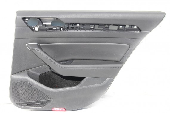 VW PASSAT B8 ALLTRACK FOTELE KOMPLET FOTELI siedzeń siedzenia tapicerka skóra KOMBI + alcantara kolor czarny 3G 3G9