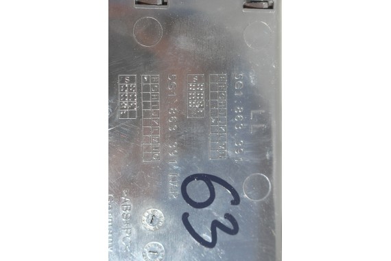 VW GOLF 7 VII GTD LISTWY OZDOBNE KONSOLI LISTWA DEKOR DEKORY WYKOŃCZENIE TAPICERKA 5G1863391 5G1863042 5G1858418C 5G1819743