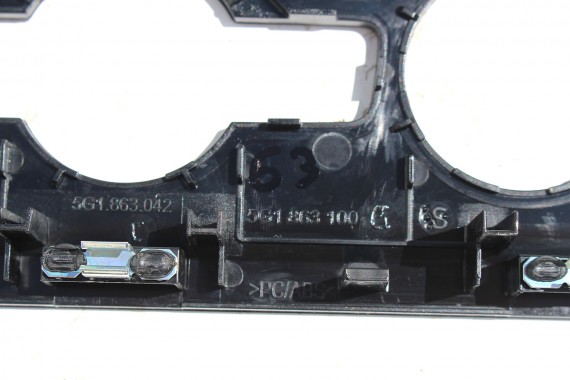 VW GOLF 7 VII GTD LISTWY OZDOBNE KONSOLI LISTWA DEKOR DEKORY WYKOŃCZENIE TAPICERKA 5G1863391 5G1863042 5G1858418C 5G1819743