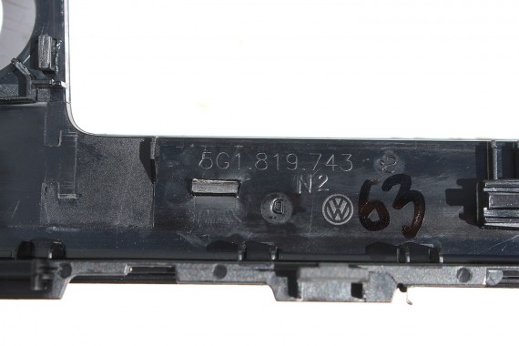 VW GOLF 7 VII GTD LISTWY OZDOBNE KONSOLI LISTWA DEKOR DEKORY WYKOŃCZENIE TAPICERKA 5G1863391 5G1863042 5G1858418C 5G1819743