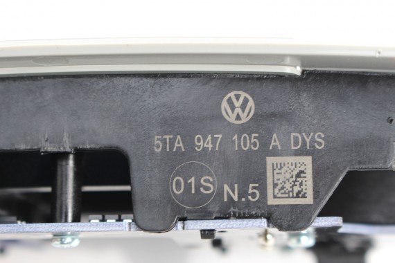 VW SKODA LAMPKA PODSUFITKI 5TA947105A kolor DYS - perlgrau -ciemnoszary 5TA 947 105 A 3G8, 5G, 510, 3G,5NA, 5T 3V,565