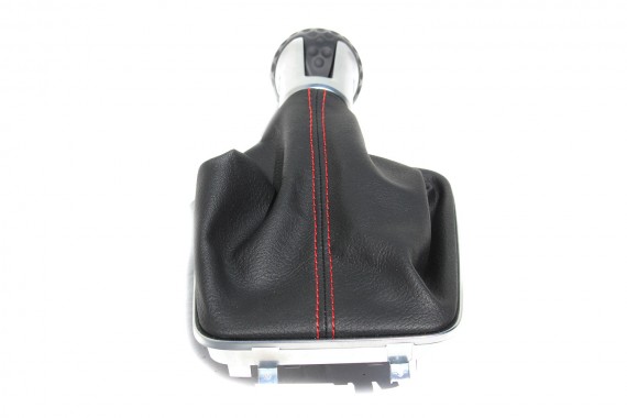 VW GOLF 7 LIFT GTi GAŁKA ZMIANY BIEGÓW 5GM711113D Kolor: CBR- czarny  czerwony 5GM 711 113 D 5G LIFT 2016- 5GM711113D 5GM711113