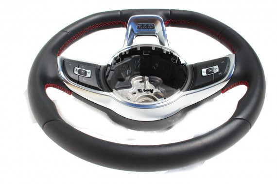 VW GOLF 7 VII LIFT GTi KIEROWNICA 5GM419091BN skóra wielofunkcyjna kolor czarny/czerwony 5GM419091 LIFT 5GM419091BN 5GM419091BN