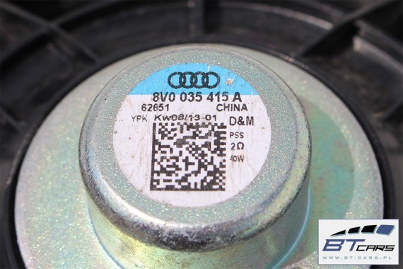 AUDI A3 GŁOŚNIKI NISKOTONOWE NAGŁOŚNIENIE GŁOŚNIK 8V0035415A 8V0 035 415 A 8V0035415 8V0035415A 8V0035415A 8V0035415A 8V0035415A