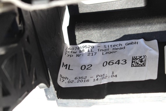 VW PASSAT B8 ARTEON KONSOLA 3G1857003AK DESKA ROZDZIELCZA KOKPIT PULPIT 3G1857003BL JCK czarny tytanowy HEAD UP 3G 3G1857003AK