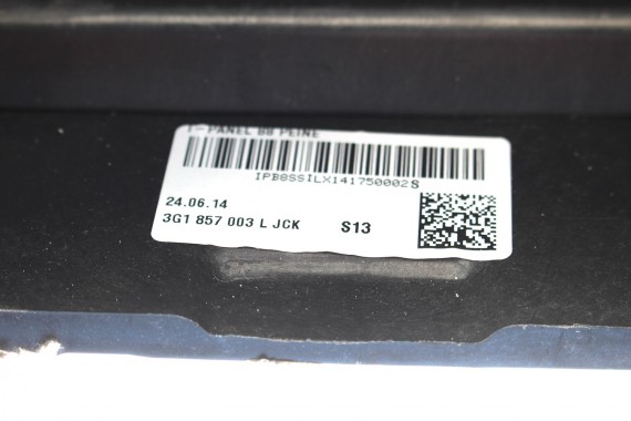 VW PASSAT B8 ARTEON KONSOLA 3G1857003L DESKA ROZDZIELCZA KOKPIT PULPIT 3G1857003AE 3G1857003AL 3G1857003BK czarny 3G 3G1857003L