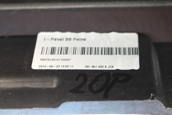 VW PASSAT B8 ARTEON KONSOLA 3G1857003K DESKA ROZDZIELCZA KOKPIT PULPIT 3G1857003AL 3G1857003AE 3G1857003BK czarny 3G 3G1857003