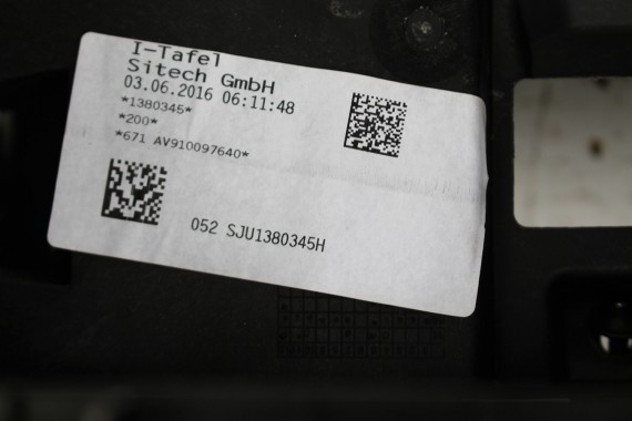 VW PASSAT B8 ARTEON KONSOLA 3G1857003AL DESKA ROZDZIELCZA KOKPIT PULPIT 3G1857003AE 3G1857003L 3G1857003BK czarny 3G 3G1857003AL