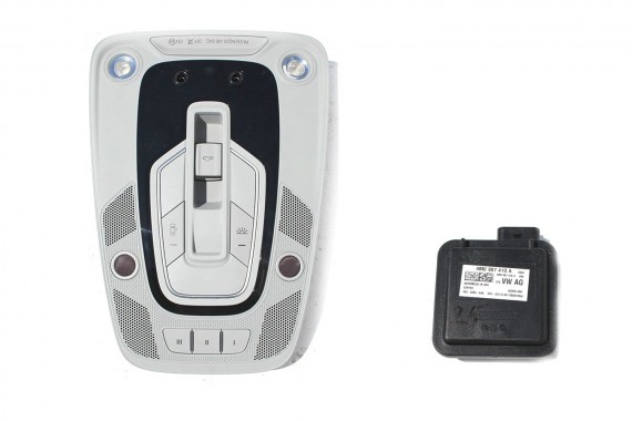 AUDI A4 LAMPKA PODSUFITKI + MODUŁ STEROWNIK BRAMY BC5 szary tytanowy 4M0907410A 8W0947135AK 8W 4K0947135Q 4K0947135AQ 4M0907410A