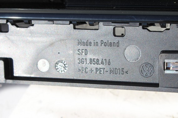 VW PASSAT B8 ARTEON WLOTY POWIETRZA KONSOLI 3G1858416F 3G1819701E 3G1 858 416 F  3G1 819 701 E 3G 3G8 kratka 3G1858416 3G1819701