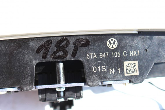 VW SKODA LAMPKA PODSUFITKI 5TA947105C kolor NX1 - biały "St.Tropez DIODA LED 5TA 947 105 B 3G8, 5G,510, 3G,5NA, 5T 3V,565, 57A