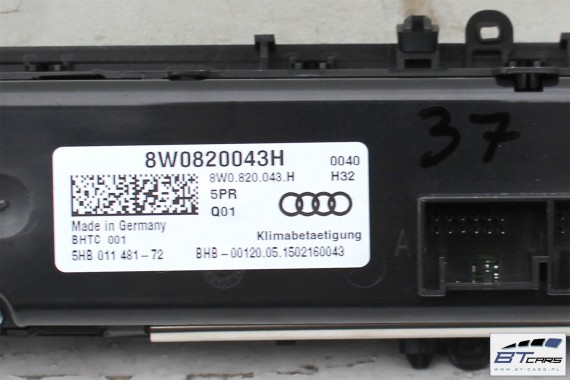 AUDI A4 A5 Q5 PANEL KLIMATYZACJI 8W0820043H 80A moduł sterownik nawiewu klimy 8W0 820 043 H 8W0820043AA 8W0820043AQ 8W0820043H