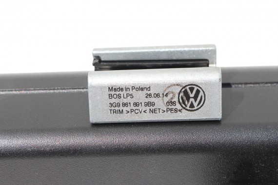 VW PASSAT B8 KOMBI ROLETA SIATKA BAGAŻNIKA 3G9861691 3G9 861 691 kolor 9B9 - czarna ROLETY ALLTRACK VARIANT 3G9861691 3G9861691