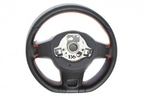 VW BEETLE KIEROWNICA 5C0419091AQ sportowa wielofunkcyjna 5C0 419 091 AQ obszywana pomarańczową nicią 5C5C0419091AQ 5C0419091AQ
