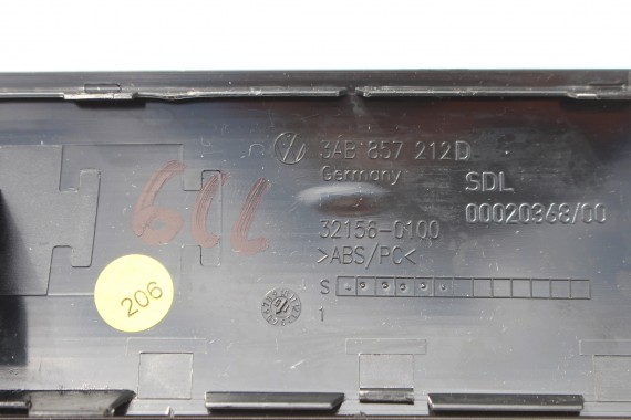 VW PASSAT B7 CC LIFT LISTWY OZDOBNE LISTWA DEKOR DEKORY WYKOŃCZENIE TAPICERKA 3C8863100B 3AB857212D 3C8867420K WY6 carbon 3A 3C8