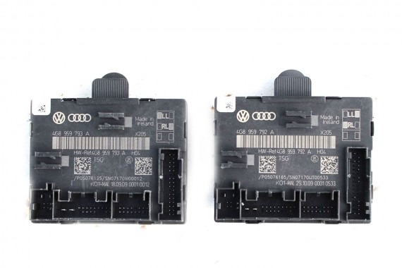 AUDI A6 MODUŁ STEROWNIK DRZWI 4G8959792A 4G8959793A 4G8 959 792 A 4G C7 4G8959792A 4G8959793A 4G8959792A 4G8959793A 4G8959792A