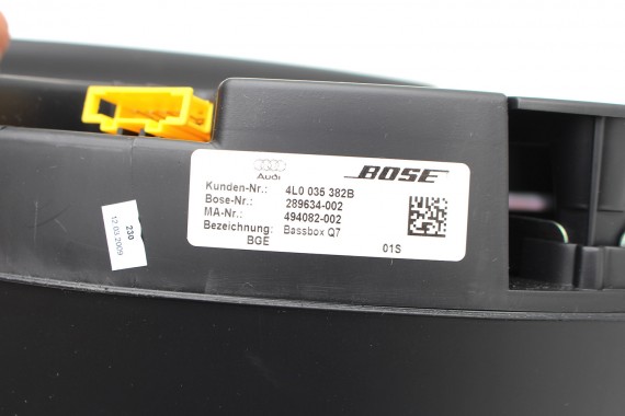 AUDI Q7 FL 4L GŁOŚNIKI WZMACNIACZ BOSE 4L0035223E 4F0035399A 4F0035412B 4F0035415B 4L0035415B 4L0035382B 4L0035361 4L0035382B