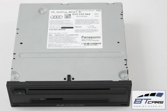 AUDI A3 ZESTAW MMI PANEL + MONITOR + CZYTNIK 8V0035844 8V0919603C 8V0919614B wyświetlacz ekran lcd 8V0035878 MIB Gen1 8V0035844