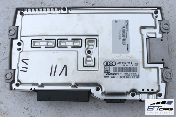 AUDI A7 GŁOŚNIKI + WZMACNIACZ KOMPLET BOSE 4G 4G0035223A 4H0035399B 4G0035399 4G0035411 4G0035454 4G8035297 4G8035298 4G8035402