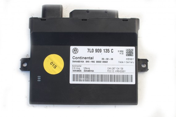 VW TOUAREG STEROWNIK 7L0909135C MODUŁ KESSY UKŁADU ZEZWOLENIA 7L0 909 135 C 7L 3D 7L0909135C 7L0909135C 7L0909135C 7L0909135C