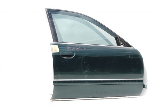 AUDI A8 DRZWI PRAWE PRZÓD strona prawa pasażera przednie kolor LZ6H - Racinggruen-perleffekt zielone 4D D2 1999-2003