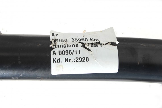AUDI A6 A7 HAK HOLOWNICZY + BELKA TYŁ tylna zderzaka 4G0800491C 4G C7 4G0 800 491 C 2010-2018 4G0800491F 4G0800491H 4G0800491R