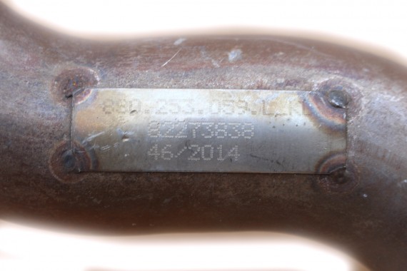 AUDI TT TŁUMIK 8S0253211 8S0253059L środkowy WYDECH rura wydechowa 8S0 253 211 8S0 253 059 L 8S 2015- 8S0253211 8S0253059L