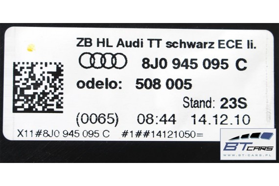 AUDI TT CABRIO LIFT TYŁ ZDERZAK tylny + KLAPA BAGAŻNIKA + LAMPY lampa 8J 8J7 Kolor LY3M 8J7827023 8J0807511 8J0807521 8J7827023