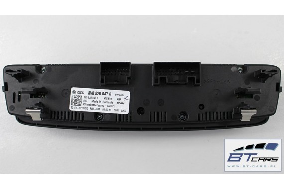 AUDI A3 PANEL KLIMY KLIMATYZACJI 8V0820047B 8V0820047D 8V0 820 047 B moduł sterownik nawiewu 8V 8V0820047D 8V0820047B 8V0820047D