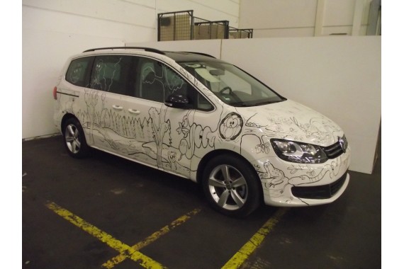 VW SHARAN 7N TYŁ ZDERZAK tylny pod hak + KLAPA BAGAŻNIKA + LAMPY lampa 7N