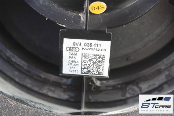 AUDI A3 SEDAN GŁOŚNIKI SUBWOOFER KOMPLET 8V 8V0035399 8V4035411 8V0035415A 8V0035412 8V0035397 8V0035399 8V4035411 8V0035412