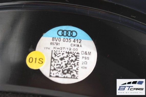 AUDI A3 SEDAN GŁOŚNIKI SUBWOOFER KOMPLET 8V 8V0035399 8V4035411 8V0035415A 8V0035412 8V0035397 8V0035399 8V4035411 8V0035412
