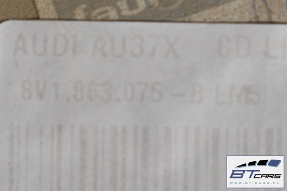 AUDI A3 SCHOWEK KONSOLI KIEROWCY 8V1863075B 8V1 863 075 B 8V LM5 - beżowy pashmina 8V1857075A 8V1857075B 8V1857075D 8V1857075A