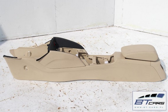 AUDI A3 TUNEL + PODŁOKIETNIK SKÓRA 8V1863241 8V0864283 LM5 - beżowy pashmina 8V1 863 241 komplet z podłokietnikiem 8V1863241J