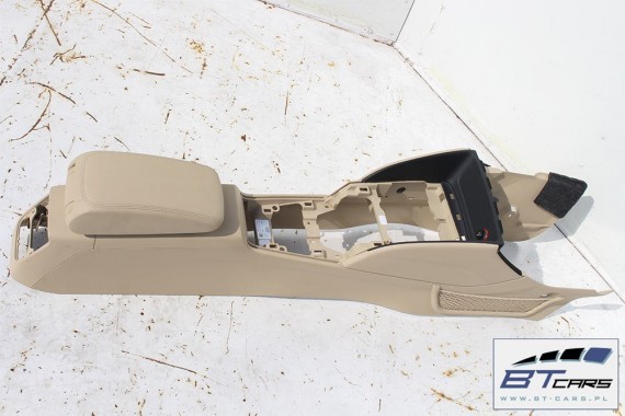 AUDI A3 TUNEL + PODŁOKIETNIK SKÓRA 8V1863241 8V0864283 LM5 - beżowy pashmina 8V1 863 241 komplet z podłokietnikiem 8V1863241J