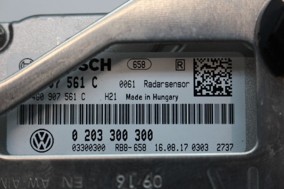 AUDI A6 A7 SENSOR RADAR ACC DISTRONIC 4G0907541C 4G0907561C 4G 4G8 C7 4G0 907 541 C 4G0907561C 4G0907541C 4G0907561C 4G0907541C