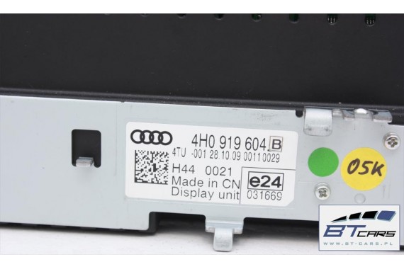 AUDI A8 MONITOR 8'' WYSWIETLACZ LCD 8 CALI 4H0919604B 4H0919604C 4H0919604D 4H0919604F 4H0919604G 4H0919604H 4H0 919 604 B 4H d4