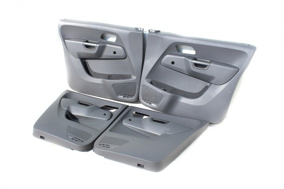 VW AMAROK BOCZKI DRZWIOWE BOCZEK TAPICERKA WELUR komplet boczków drzwiowych 2H 2H0867011 2H0867012 2H7867023 2H7867024 antracyt