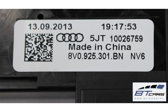 AUDI A3 PRZYCISKI PANEL KONSOLI 8V0925301BN 8V0 925 301 BN PRZYCISK 8V NV6 8V0925301BN 8V0925301BN 8V0925301BN 8V0925301BN